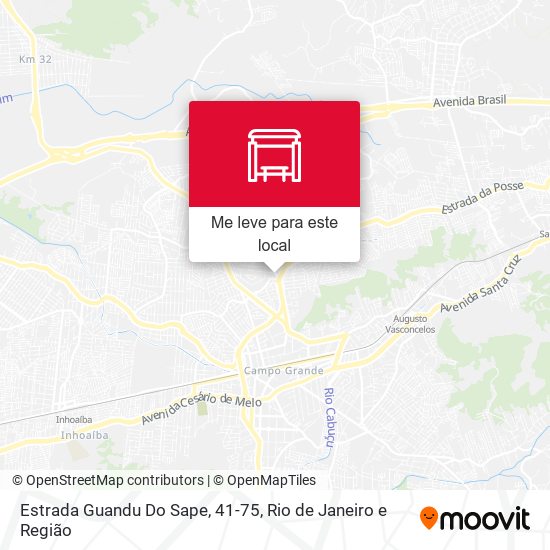 Estrada Guandu Do Sape, 41-75 mapa