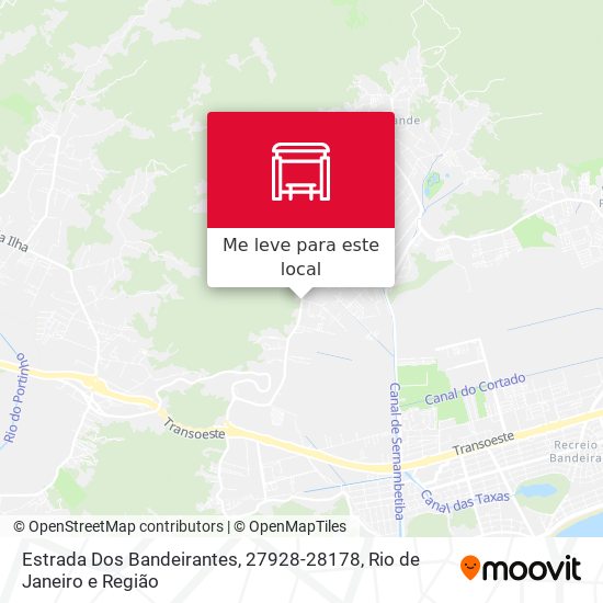 Estrada Dos Bandeirantes, 27928-28178 mapa