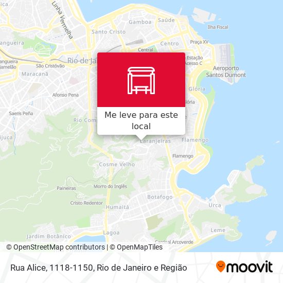 Rua Alice, 1118-1150 mapa