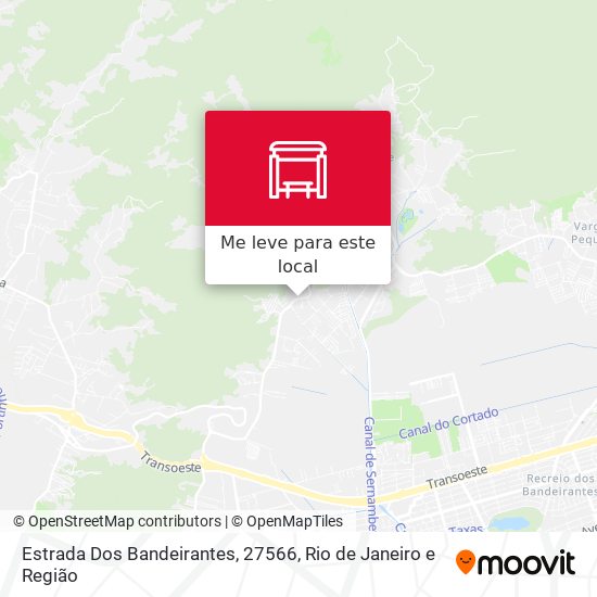 Estrada Dos Bandeirantes, 27566 mapa