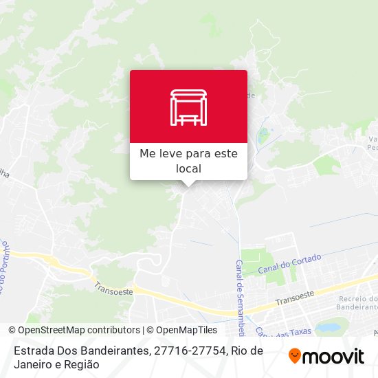 Estrada Dos Bandeirantes, 27716-27754 mapa