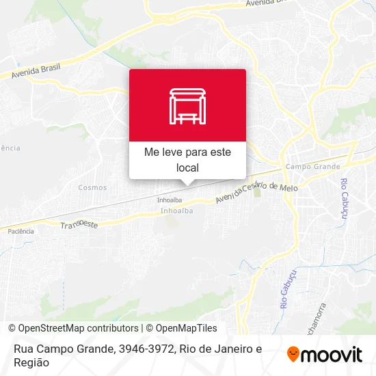 Rua Campo Grande, 3946-3972 mapa