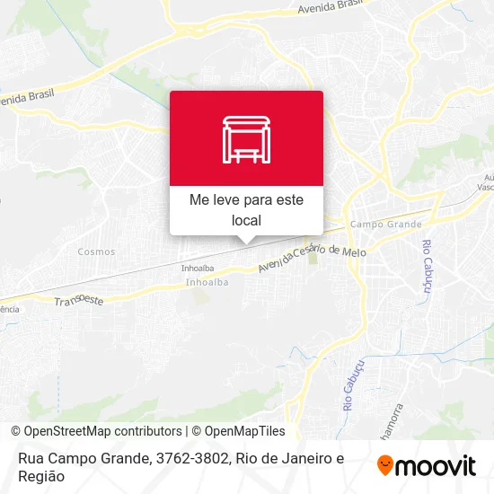 Rua Campo Grande, 3762-3802 mapa