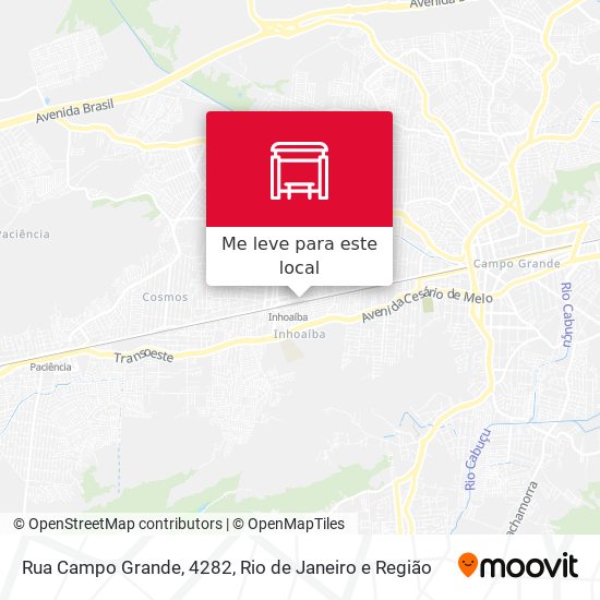 Rua Campo Grande, 4282 mapa
