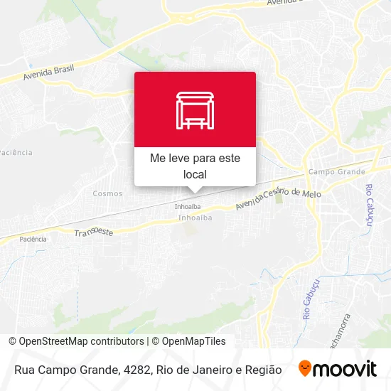 Rua Campo Grande, 4282 mapa