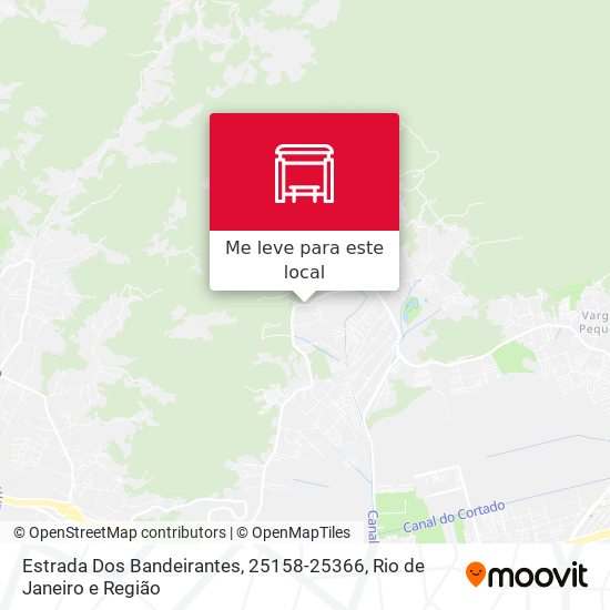 Estrada Dos Bandeirantes, 25158-25366 mapa