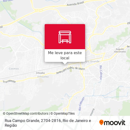 Rua Campo Grande, 2704-2816 mapa