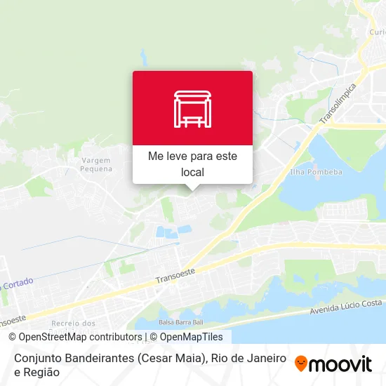 Conjunto Bandeirantes (Cesar Maia) mapa