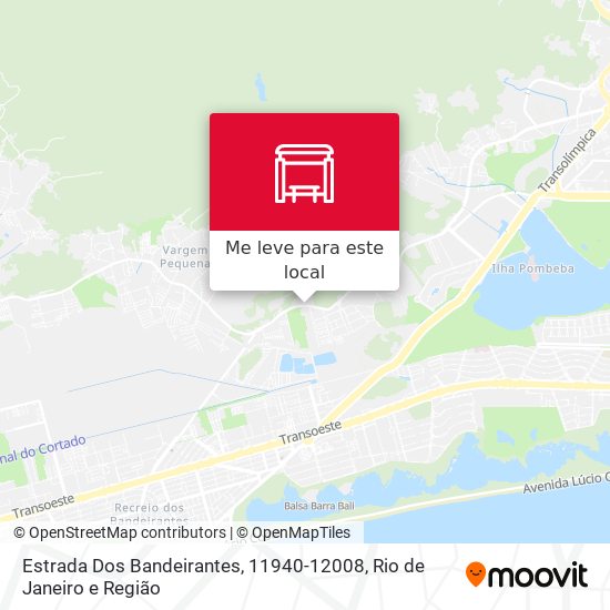 Estrada Dos Bandeirantes, 11940-12008 mapa
