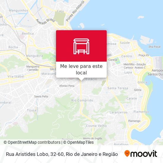 Rua Aristides Lobo, 32-60 mapa