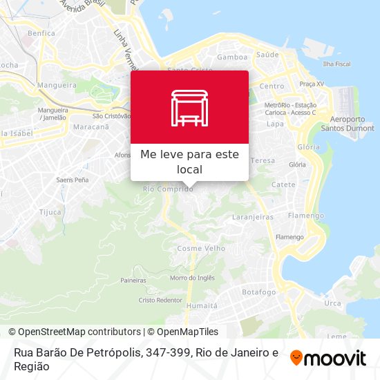 Rua Barão De Petrópolis, 347-399 mapa