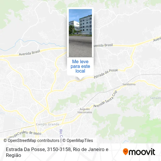 Estrada Da Posse, 3150-3158 mapa