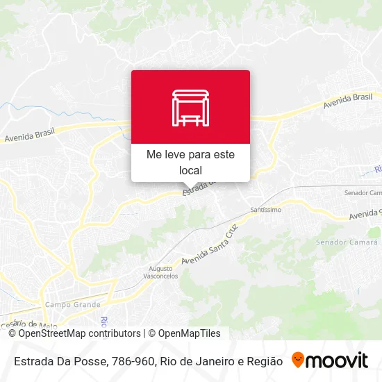 Estrada Da Posse, 786-960 mapa