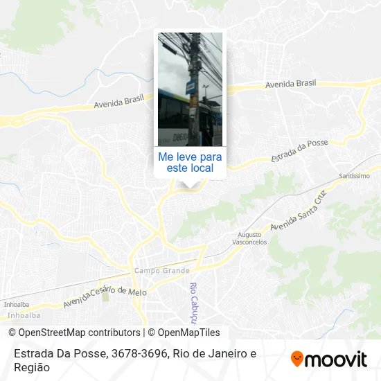 Estrada Da Posse, 3678-3696 mapa