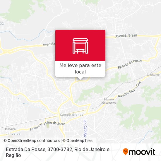 Estrada Da Posse, 3700-3782 mapa