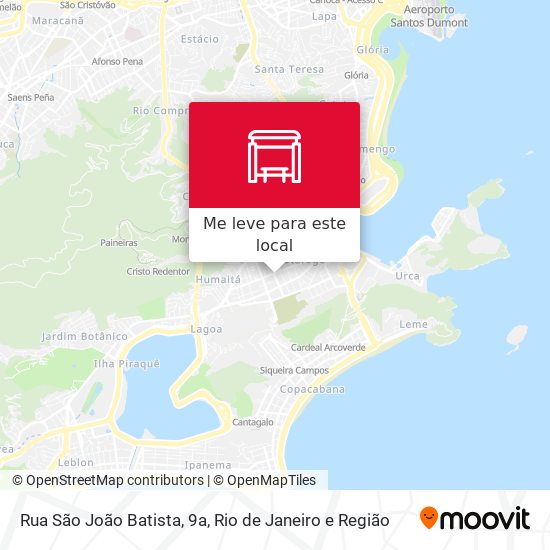 Rua São João Batista, 9a mapa