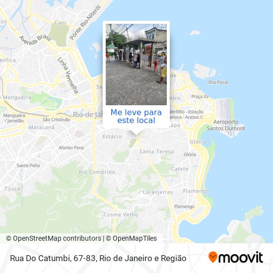 Rua Do Catumbi, 67-83 mapa