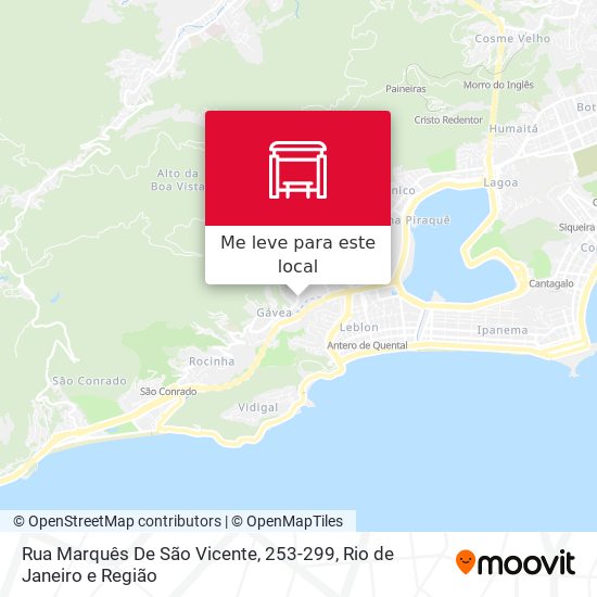 Rua Marquês De São Vicente, 253-299 mapa