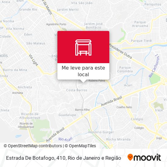 Estrada De Botafogo, 410 mapa