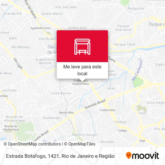 Estrada Botafogo, 1421 mapa