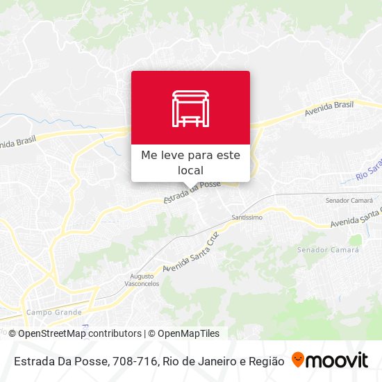 Estrada Da Posse, 708-716 mapa