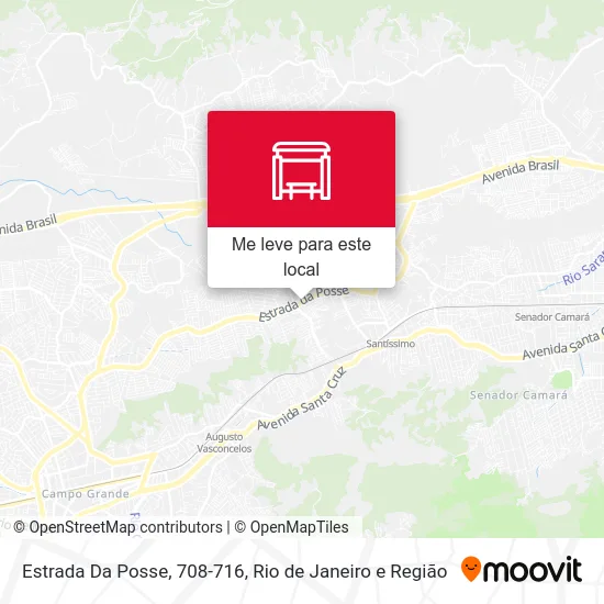 Estrada Da Posse, 708-716 mapa