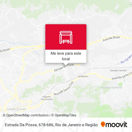 Estrada Da Posse, 678-686 mapa