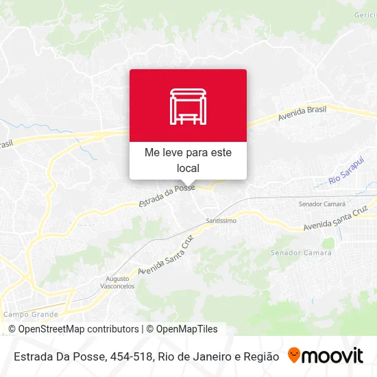 Estrada Da Posse, 454-518 mapa