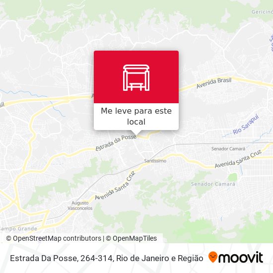 Estrada Da Posse, 264-314 mapa