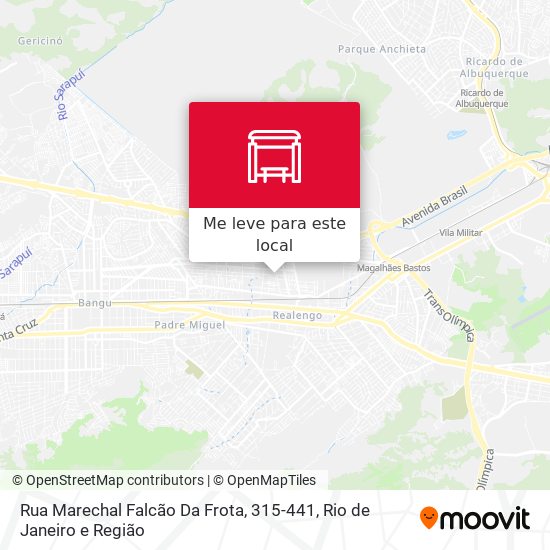 Rua Marechal Falcão Da Frota, 315-441 mapa