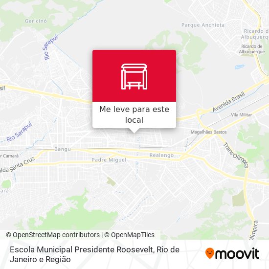 Escola Municipal Presidente Roosevelt mapa
