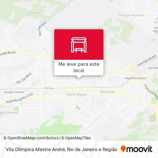 Vila Olímpica Mestre André mapa