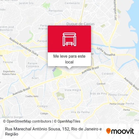 Rua Marechal Antônio Sousa, 152 mapa