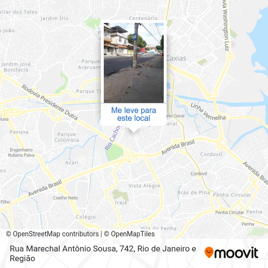 Rua Marechal Antônio Sousa, 742 mapa