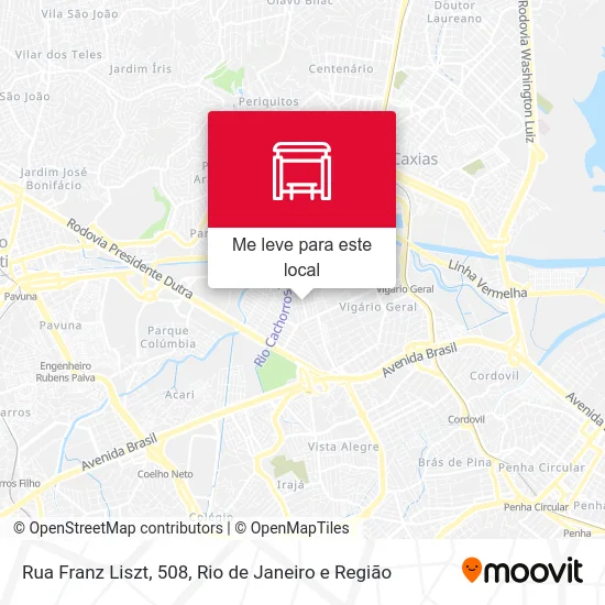 Rua Franz Liszt, 508 mapa