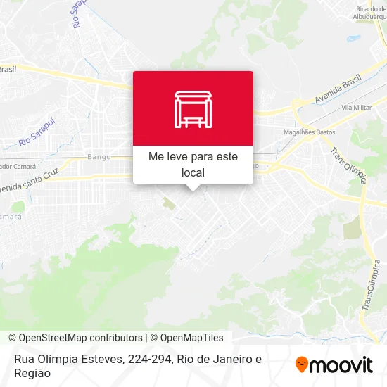 Rua Olímpia Esteves, 224-294 mapa