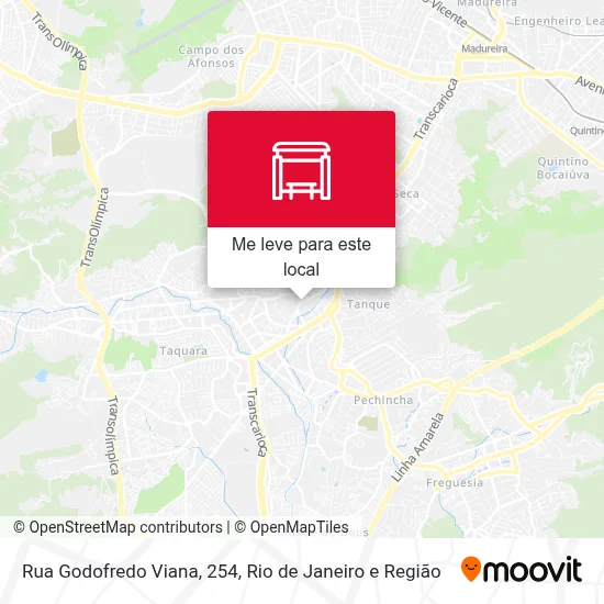 Rua Godofredo Viana, 254 mapa