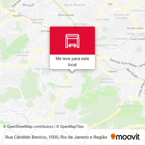 Rua Cândido Benício, 1000 mapa