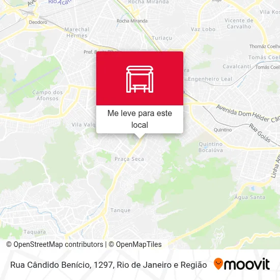 Rua Cândido Benício, 1297 mapa