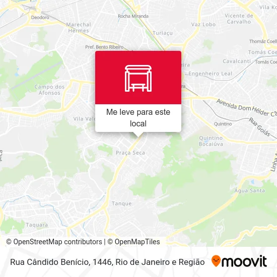 Rua Cândido Benício, 1446 mapa