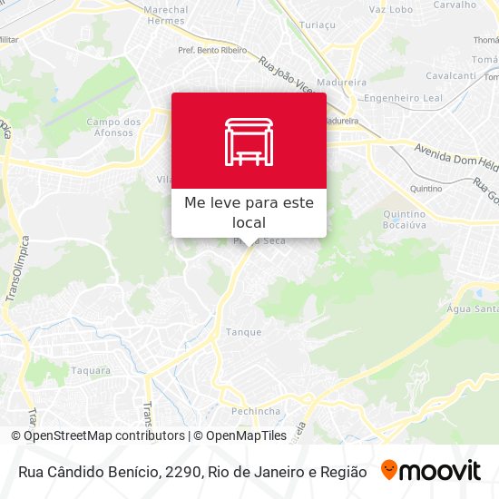 Rua Cândido Benício, 2290 mapa