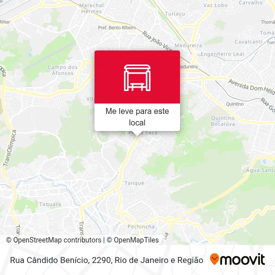 Rua Cândido Benício, 2290 mapa