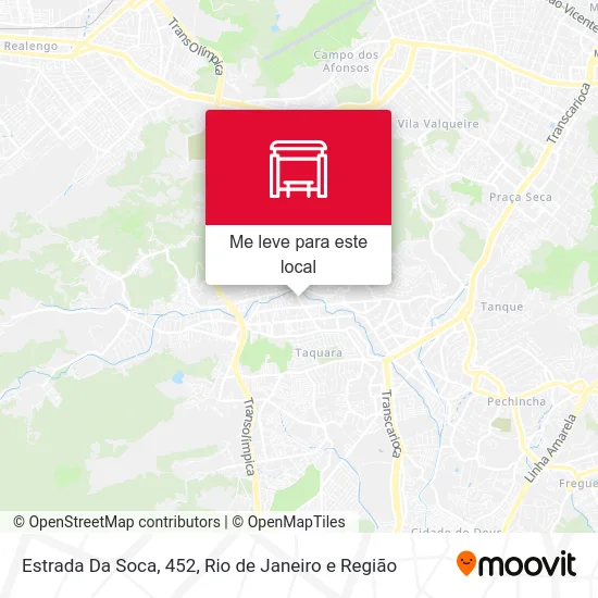 Estrada Da Soca, 452 mapa