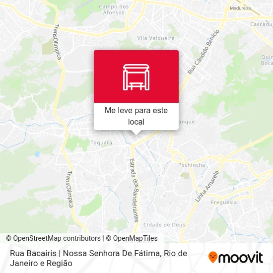 Rua Bacairis | Nossa Senhora De Fátima mapa