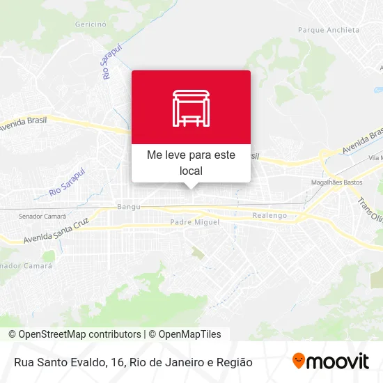 Rua Santo Evaldo, 16 mapa