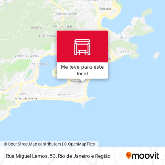 Rua Miguel Lemos, 53 mapa
