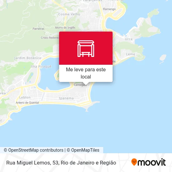 Rua Miguel Lemos, 53 mapa