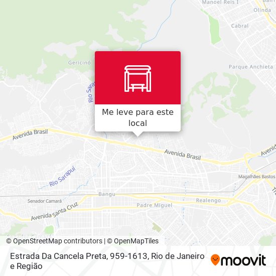 Estrada Da Cancela Preta, 959-1613 mapa