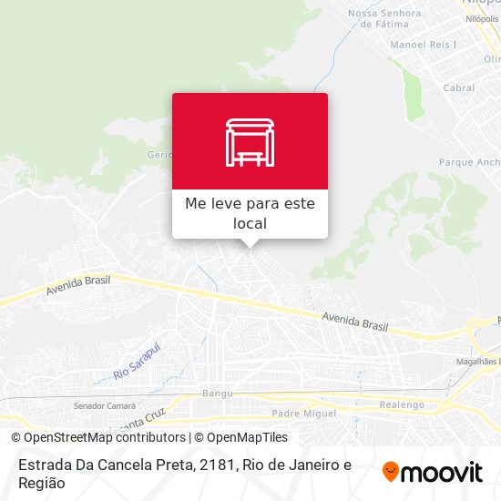 Estrada Da Cancela Preta, 2181 mapa