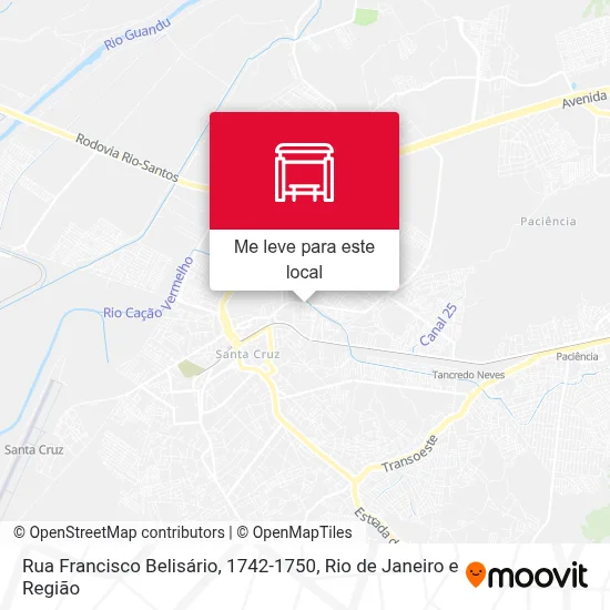 Rua Francisco Belisário, 1742-1750 mapa